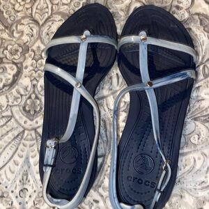 CROCS Blue and Gray Women's Sandals